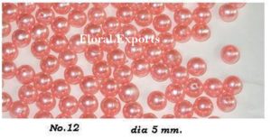 BEADS NO. 12 (dia. 5 mm.)