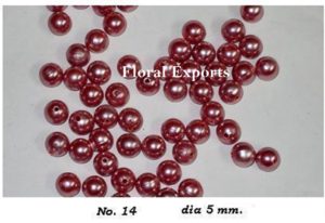 BEADS NO. 14 (dia. 5 mm.)