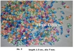 BEADS NO. 3 (length 1.3 cm., dia 7 mm.)