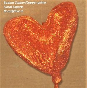 Badam Copper with Copper Glitter F