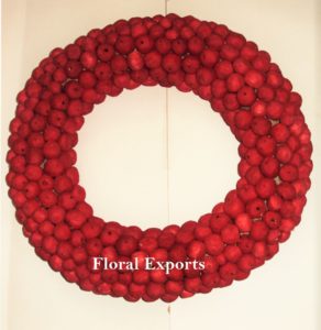 Ball Wreath Red 40 cm.