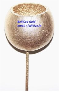 Bell Cup Gold on Stick