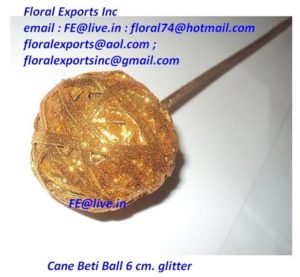 CANE BETI BALL 6 CM. GLITTER