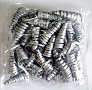 CANE CONE MINI HEAD SILVER 50PCS. POLY