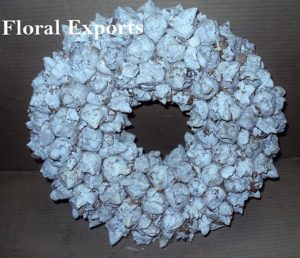 COCO FRUIT WREATH WHITE