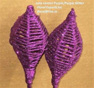 Lata Lanton Purple with Purple Glitter