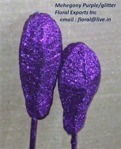 Mehegony Purple with Purple Glitter