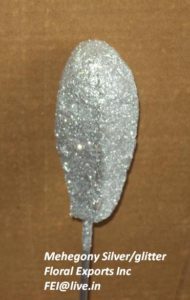 Mehegony Silver with Silver Glitter