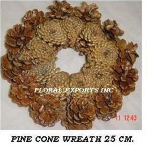 PINE CONE WREATH 25 CM.