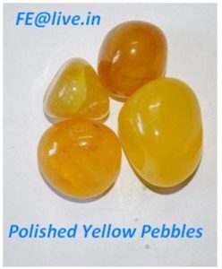 POLISHED YELLOW PEBBLES