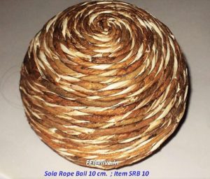 SOLA ROPE BALL 10 CM. LOOSE