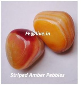 STRIPED AMBER PEBBLES