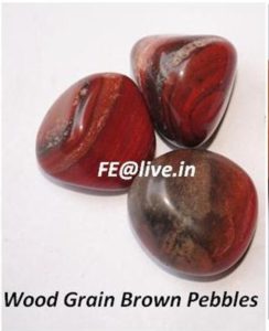 WOOD GRAIN BROWN PEBBLES