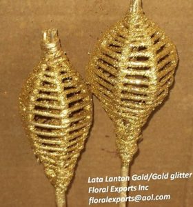 lata Lanton Gold with Gold Glitter