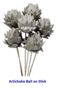 ARTICHOKE BALL ON STICK