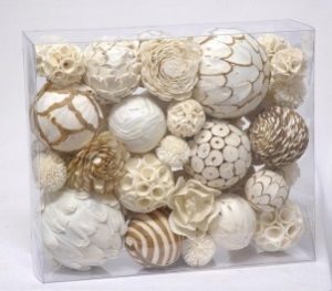 BALL ASSORTED NATURAL IN PP BOX