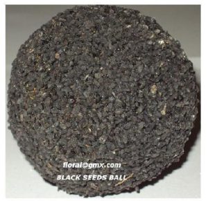 BLACK SEEDS BALL 6 CM.