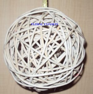 CANE BALL NATURAL 15 CM. HANGING