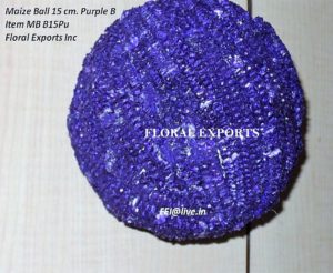 MAIZE BALL 15 CM. PURPLE (Type B)