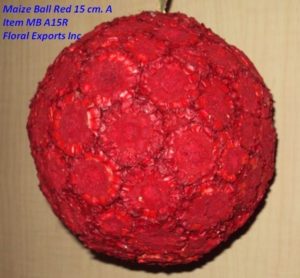 MAIZE BALL 15 CM. RED (Type A)