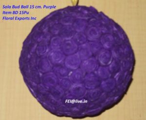 SOLA BUD BALL 15 CM. PURPLE