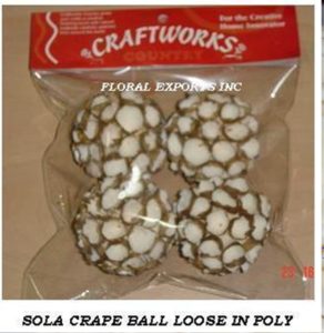 SOLA CRAPE BALL BLACK IN GIFT PACK