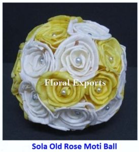 SOLA ROSE & MOTI BALL 15 CM.