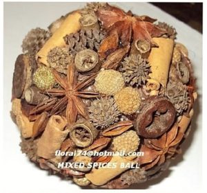 SPICES BALL 10 CM.