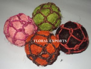 FIBRE ROPE BALL COLOUR 6